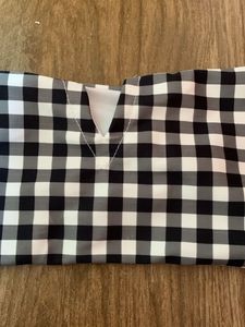 Gingham Off-Shoulder Bikini Set