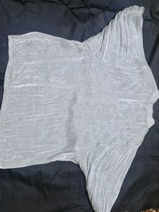 Sheer Metallic Blouse