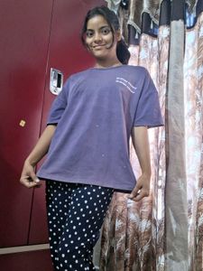 Purple Graphic T-Shirt