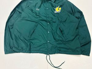 Green Coach windbreaker Jacket 🇺🇸