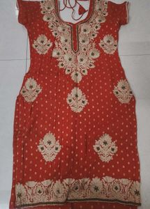 combo of 2 Red Ethnic Kurta