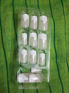 Reusable|Washable Korean Nails - Set Of 12