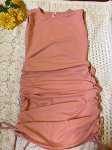 Sleeveless Ruched Bodycon Dress