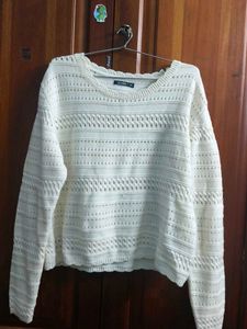 Cream Knit Sweater