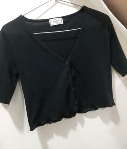 Black Crop Top