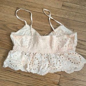 Peach Crop Top With A Low Price