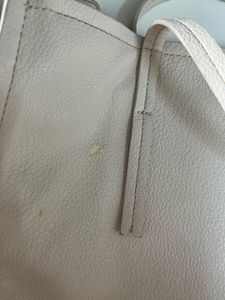 ZARA White Handbag/ Tote Bag/ Office Bag