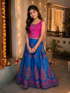 Embroidered Lehenga Choli Set