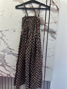 Boho Print Jaipuri Midi Dress, Pure cotton