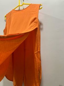 AND Sleeveless Orange Tunic Top