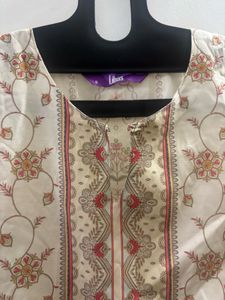 Libas Floral Print Kurta Set with Dupatta