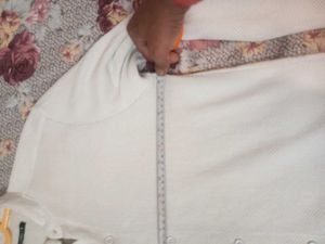 Stretchable White Net Shirt Zudio