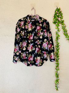 Floral Print Long Sleeve Shirt