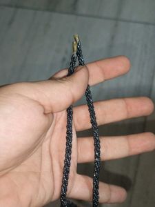 Elegant Blue Beaded Necklace