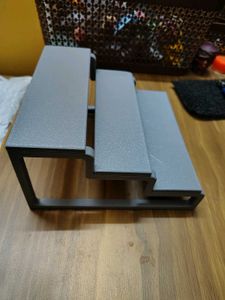 Grey 3-Tier Display Stand