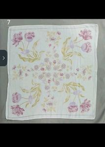 Floral Print Handkerchief Scarf