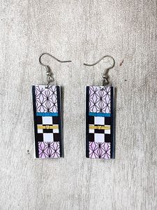 demon slayer nazuko inspired earrings