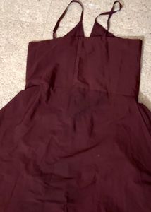 Elegant Burgundy Maxi Gown