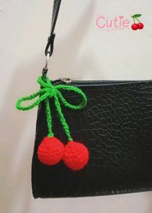 Cute Cherry Keychain Charm
