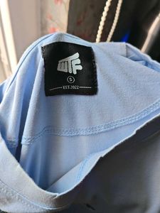 Light Blue Graphic T-Shirt