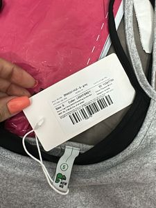 Light Grey Solid Drawstring Co-Ord Set