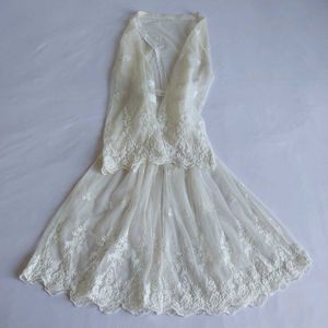 Boho White Lace Kimono Dress 🎀✨️