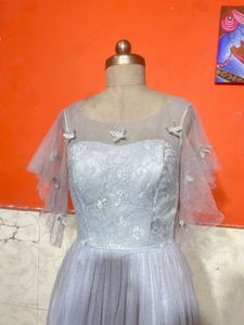 Beautiful Light Blue Ethnic Gown