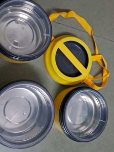 Yellow Stackable Lunch Box