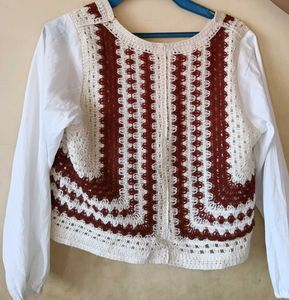 Crochet Knit Vest for Women