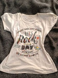 Lee Cooper London "Let's Rock" T-Shirt