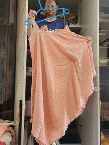 Peach Embellished Dress