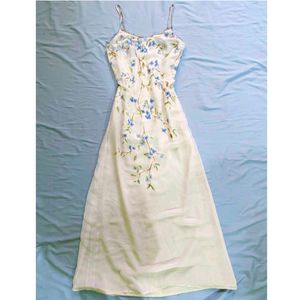 Elegant Floral Print Slip Dress