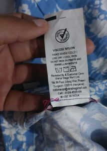 Blue Floral Button-Up Shirt