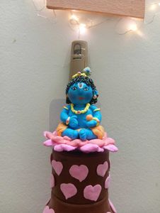 Handmade Cute Baby Krishna Showpiece