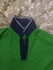 Green T-Shirt Length-100cm breadth-40cm