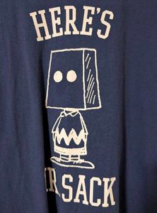 Uniqlo Navy Blue Graphic T-Shirt