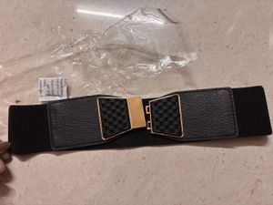 Fashion Belt with Bow Buckle