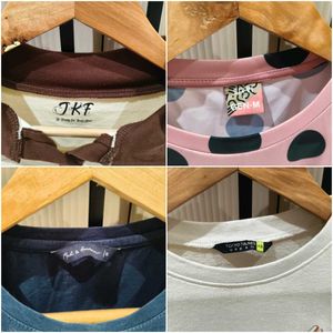 Combo of 4 Cute Crop Tops
