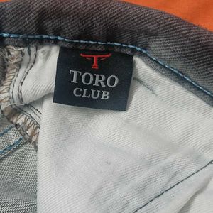 Stylish Grey Wash Denim Jeans