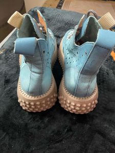 Blue shoes
