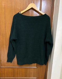 Forever 21 Forest Green Knit Sweater