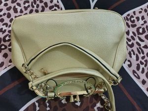 Sparkling Gold Evening Clutch Bag