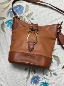 Brown Leather Hobo Bag
