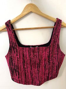 ZARA Textured Corset Top