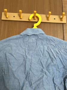 Blue Formal And Casual Shirt Full Sleeves