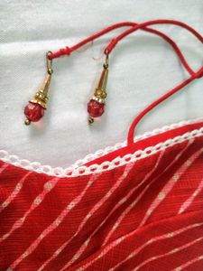 Red blouse