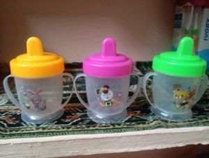 3 Pcs Baby Sippy Cup with Handle