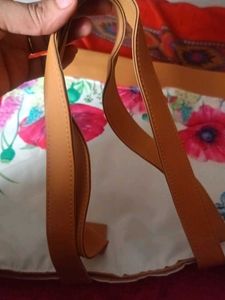 Floral Print Tote Bag Set