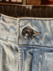 Light Wash Baggy Cargo Jeans