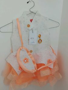 Sparking party dress For little girls